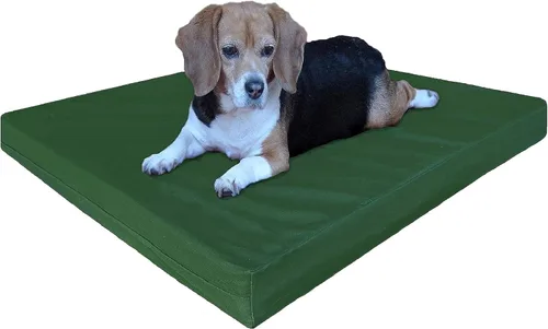 Miniatura 10 de Dogbed4less Large Orthopedic Memory Foam Pet Bed with Heavy Duty Black Canvas Cover, Waterproof Liner, and Extra Replacement Microsuede Antislip