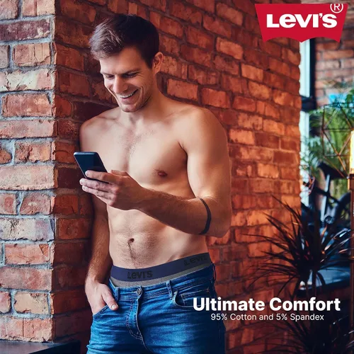 Miniatura 3 de Levi's Mens Boxer Briefs Breathable Stretch Underwear 4 Pack