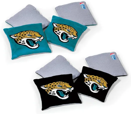 Miniatura 19 de Wild Sports - Bolsas de frijoles de doble cara de fútbol americano profesional de la NFL, 8 unidades, bolsas de lanzamiento de primera calidad