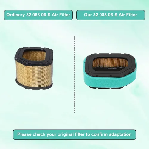 Miniatura 7 de TIANYAN 32 083 03-S 32 883 03-S 32-083-05-S Filtro de aire y prefiltro para motores Kohler Courage Engine SV710 SV715 SV720 SV730 SV735 SV740 Deere