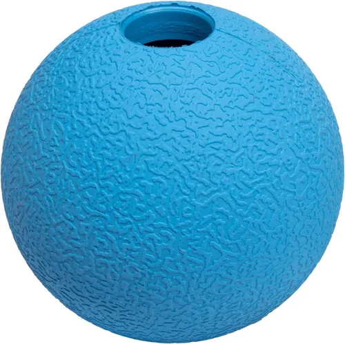 Miniatura 3 de Amazon Basics Juguetes para Perros, Pelotas de Goma Interactivas para Buscar, (Paquete de 2), 3 Pulgadas, Azul, Naranja