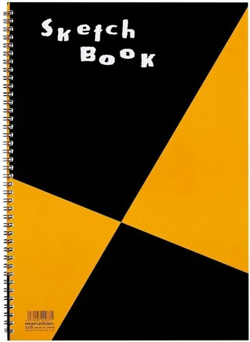 Miniatura 25 de Maruman ZUAN - Cuaderno de bocetos A4, 8.27 x 11.69 pulgadas, cuaderno de dibujo clásico, 24 páginas de papel texturizado sin ácidos para dibujar