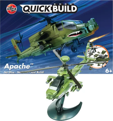 Miniatura 13 de Airfix Quickbuild Messerschmitt 109 - Kit de construcción de modelo de plástico de avión en ladrillo J6001