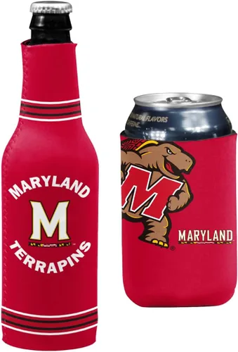 Miniatura 147 de College Team Color Logo Can & Bottle Holder Insulator Beverage Cooler Set