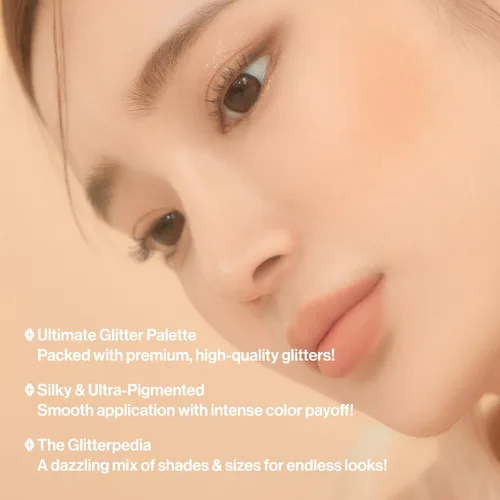 Miniatura 3 de UNLEASHIA Glitterpedia Paleta de sombras de ojos NO1 – Paleta de sombras de ojos brillantes con texturas versátiles con purpurina – Paleta