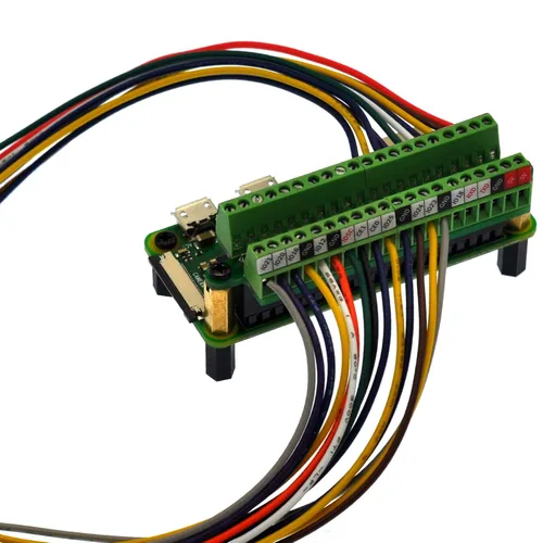 Miniatura 7 de Módulo de placa de conexiones de bloque de terminales GPIO RPi ultra pequeño, para Raspberry Pi