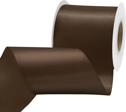 Miniatura 91 de Cinta de satén blanca antigua de doble cara de 1-1/2 pulgadas x 50 yardas, cinta de poliéster para envolver regalos, día de San Valentín, bodas
