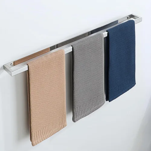 Miniatura 37 de Alise Toallero de mano de 8 pulgadas para montaje en pared de baño, color negro mate, toallero para baño, toallero de acero inoxidable SUS304