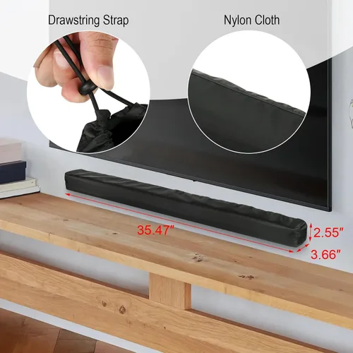 Miniatura 2 de Funda protectora contra el polvo compatible con la barra de sonido Sony HT-S100F, funda antipolvo para la barra de sonido de TV, cubierta protectora