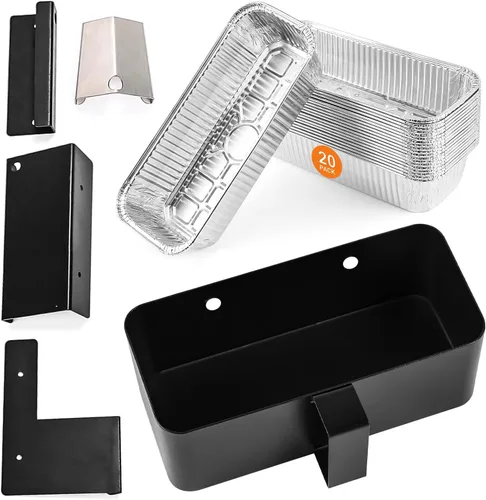 Miniatura 23 de Bandeja de goteo para parrilla Nexgrill 720-0830H para bandeja de grasa de repuesto Nexgrill Reemplazo de bandeja/caja de grasa para Nexgrill