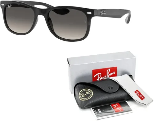 Miniatura 3 de Ray-Ban Junior New Wayfarer RJ9052S - Gafas de sol cuadradas para niños y niñas + paquete con kit de gafas iWear de diseñador