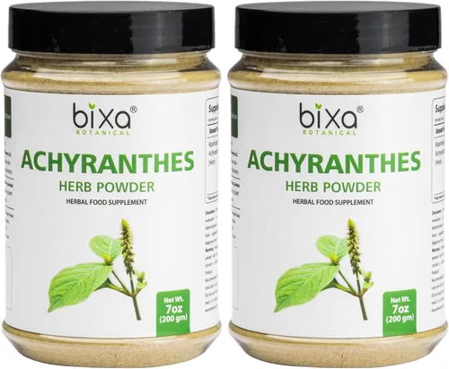 Miniatura 4 de bixa BOTANICAL Achyranthes Aspera Powder Apamarga - Suplemento de hierbas ayurvédicas 7 onzas Sin gluten, sin OMG, tratado al vapor, vegano
