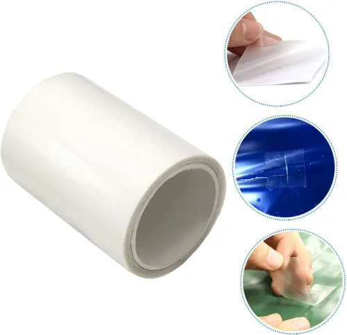 Miniatura 6 de Yardwe Kit de reparación de anillos inflables para piscina, 2 rollos, parches grandes para anillos de natación, kayaks, barcos, juguetes