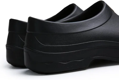 Miniatura 5 de Zapatos de trabajo unisex antideslizantes para hombres y mujeres, impermeables, resistentes al aceite, zapatos de chef de cocina, zuecos