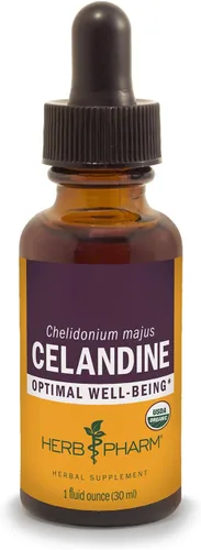 Herb Pharm Gotas de extracto líquido de celidonia orgánica certificada, 1 onza