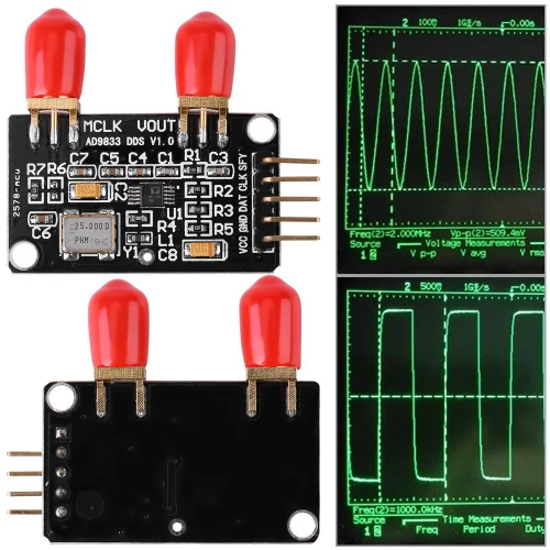 Miniatura 3 de Hilitand Módulo generador AD9833 DDS 0 MHz a 12,5 MHz/triángulo/potencia sinusoidal 2.3V a 5.5V