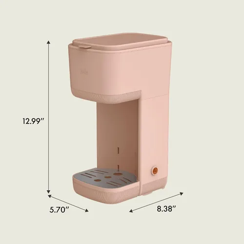 Miniatura 8 de BELLA Cafetera individual, para cápsulas K-Cup y café molido, bandeja de goteo ajustable y removible, apagado automático y accesorios aptos