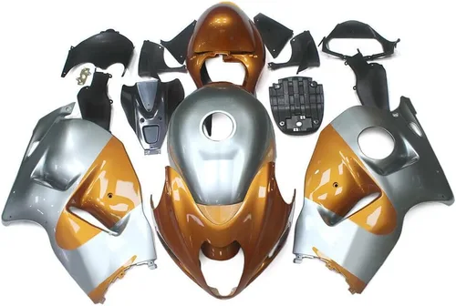 Miniatura 25 de Inyección ABS Chameleon Green Blue Kit de carenado apto para 1997-2007 Suzuki GSXR1300 Hayabusa Carenados GSX-R1300 97 98 99 01 02 03 04 05 06 07