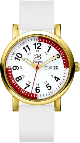 Miniatura 26 de Pulsometer Nurse Watch with Secondhand – Scrub Matching Band Colors for Medical Professionals – Super Easy to Read Dial w/Day and Date Indicator
