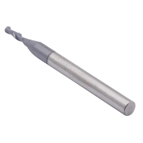 Miniatura 7 de BestParts 5 piezas de molino de punta de bola de carburo sólido de alto rendimiento, recubierto AlTiN, 2 flautas, hélice de 30 grados, diámetro