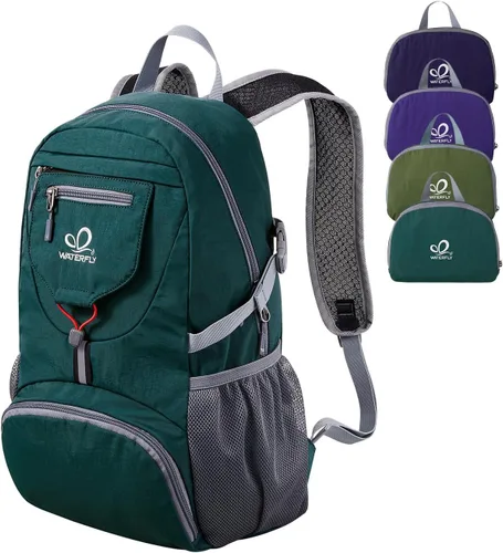 Miniatura 20 de WATERFLY Mochila pequeña ligera y plegable: mochila de 20 l ultra ligera, plegable, de senderismo, de viaje, de camping, de día, para hombre y mujer
