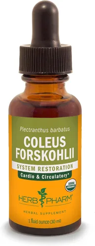 Herb Pharm Coleus Forskohlii Extracto líquido para la salud del corazón, 1 onza líquida
