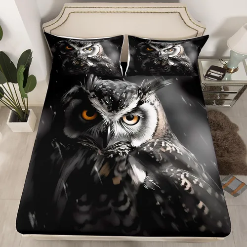 Miniatura 38 de Erosebridal Phoenix - Juego de sábanas de tamaño matrimonial, juego de sábanas bajeras de Phoenix con estampado de pájaro mágico para niños, Color 14