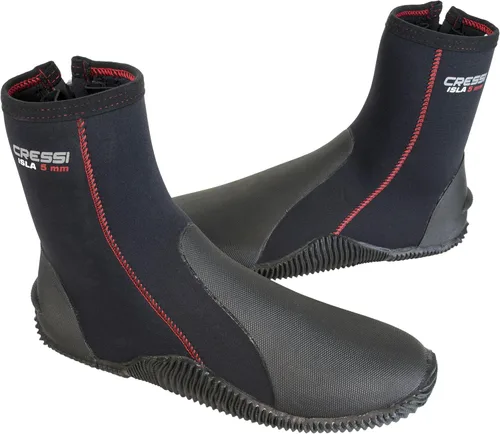 Miniatura 11 de Botas de agua de tripulación unisex para adultos para buceo, surf, barranquismo, grosor de neopreno de 5 mm - Isla: diseñado en Italia