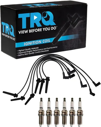 Miniatura 86 de Kit de bujías de chispa TRQ 5 piezas de bujías de iridio Compatible con Acura Integra 1992-2001 1999-2000 Honda Civic 1994-1995 Civic del Sol