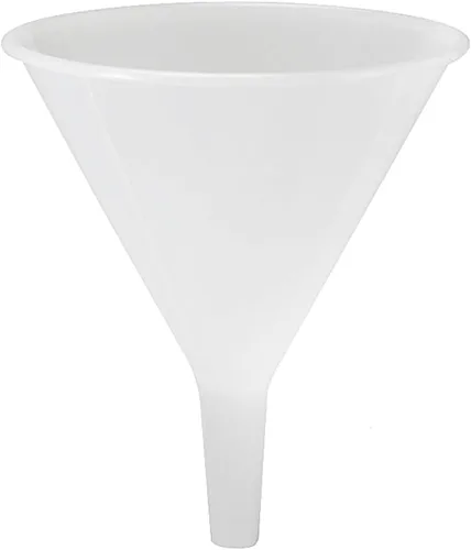 Miniatura 8 de Soro Essentials - Embudo de plástico de 8 onzas de ancho de 4 pulgadas de ancho, color blanco- Embudo de cocina para llenar botellas, frascos