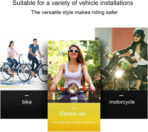 Miniatura 3 de Espejos de Bicicleta, Candado de Cadena de 3.6 pies con Combinación de 5 Dígitos y Seguridad Antirrobo, Candados de Bicicleta con Cadena de 0.23