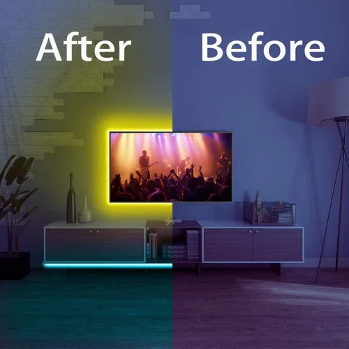 Miniatura 6 de DAYBETTER - Tira de luces led de 16.4 pies, con control remoto y fuente de alimentación