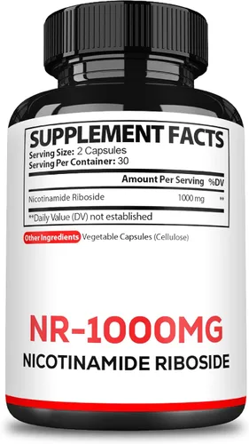 Miniatura 8 de Satoomi NAD nicotinamida ribósido - Suplemento NR 1000mg - 60 unidades durante 30 días