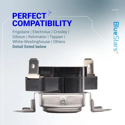 Miniatura 5 de BlueStars Reemplazo de termostato de seguridad ultraduradero 3204267, compatible con secadores Frigidaire Kenmore Electrolux - Reemplaza 508516
