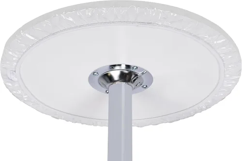 Miniatura 2 de Yourtablecloth Mantel redondo ajustable de vinilo transparente resistente (funda de mesa), mantel elástico ideal para proteger tus mesas finas