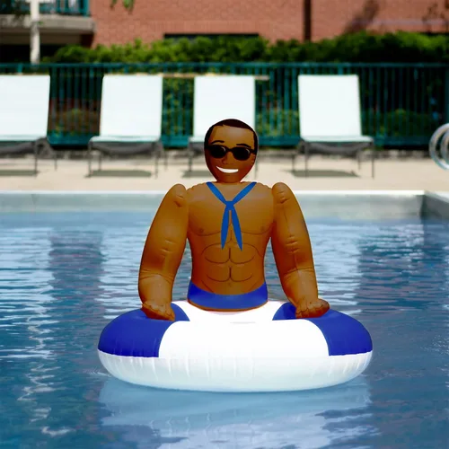 Miniatura 2 de Drinking Buddies Pool Hunk Ring - Salvavidas