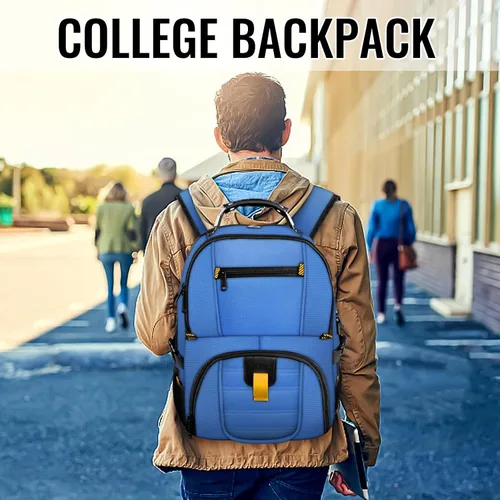 Miniatura 6 de YOREPEK - Mochila de viaje extra grande de 50L, mochilas para portátil para hombres y mujeres, mochila de viaje resistente al agua, aprobada por