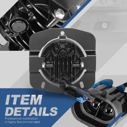 Miniatura 3 de Auto Dynasty Proyector LED completo antiniebla compatible con Kenworth T680 2011-2024, luces antiniebla de conducción de parachoques delantero, lado