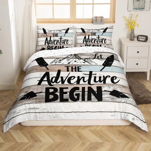 Miniatura 7 de Juego de ropa de cama de verano para remolques de viaje, playa hawaiana, camping, funda de edredón individual para niños, adultos, hombres