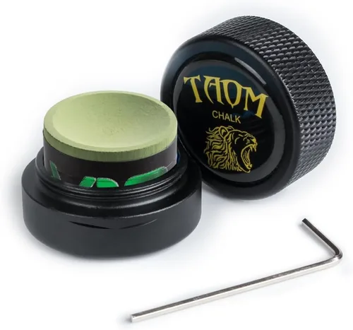 Miniatura 47 de TAOM - Soporte para tiza de billar, herramienta práctica redonda, accesorios de billar, mini estuche magnético para punta de tiza, contenedor