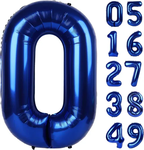 Miniatura 461 de Globo de cumpleaños número 4 dorado de 40 pulgadas, globos gigantes del número cuatro 14 24 34 40 44 2024, globos grandes de lámina de mylar para Oro