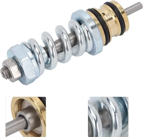 Miniatura 5 de Pissente Troy Bilt 309515003, 308418003 - Conjunto de válvula de descargador para bomba de lavado a presión Troy Bilt, aleación de acero + cobre