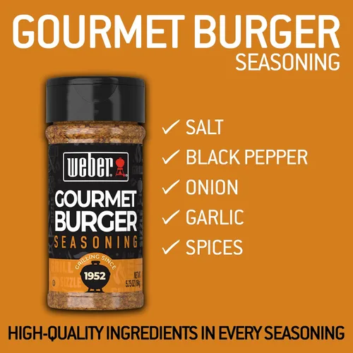 Miniatura 5 de Weber Flavor Bomb - Condimento para hamburguesas, 3.7 oz