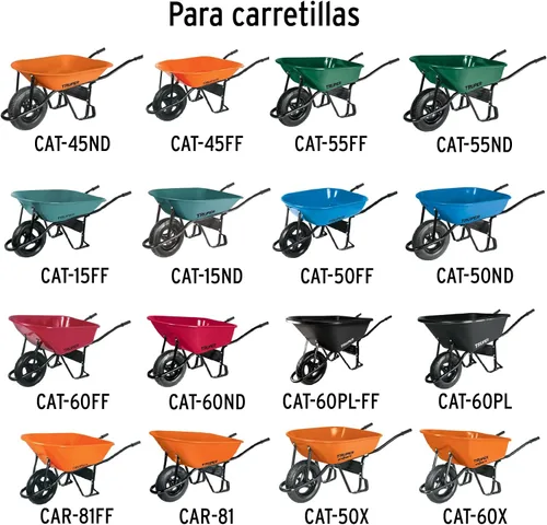 Miniatura 2 de Piezas de repuesto Juego de soportes de eje para carretillas