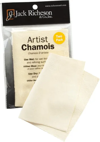 Miniatura 2 de Jack Richeson 710260 - Gamuza para artista, paquete de 2 unidades, 5 x 7