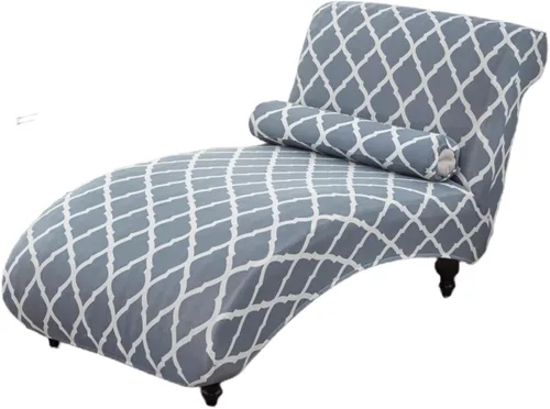 Miniatura 19 de Funda para tumbona sin brazos, funda elástica estampada para sofá reclinable, fundas elásticas para tumbonas para sala de estar, dormitorio, 13