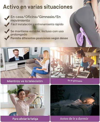 Miniatura 6 de Pelvic Floor Exercise Device with 35-49 lb Resistance, Kegel and Inner Thigh Muscle Trainer, Home Workout Equipment for Postpartum Recovery, Women &