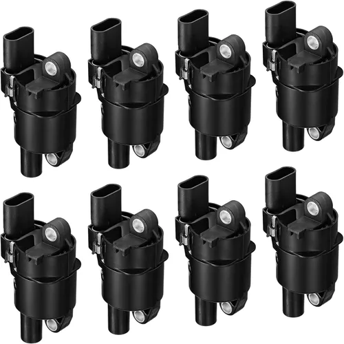 Miniatura 27 de BDFHYK Paquete de bobina de encendido y bujías de iridio compatibles con Audi Volkswagen 2.0L L4 4.2L V8 para UF575 PFR7S8EG, juegos de 4