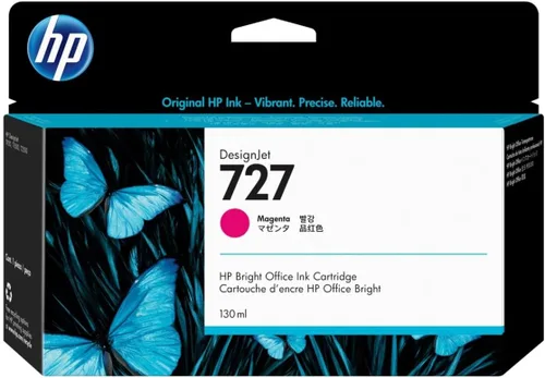 Miniatura 2 de HP Cartucho de tinta original 727 - Paquete individual Magenta