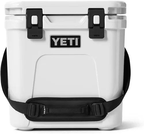 Miniatura 22 de YETI Roadie 24 2.0 - Enfriador duro con correa de hombro DoubleDuty y tapón de drenaje Carbón